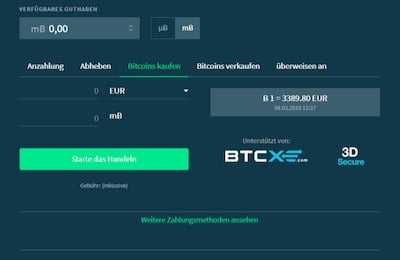 bitcoin einzahlung