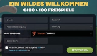 wildtornado registrierung