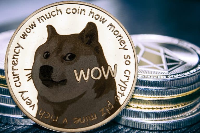 dogecoin meme muenze