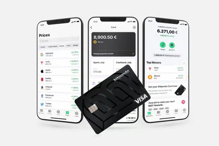 bitpanda app card